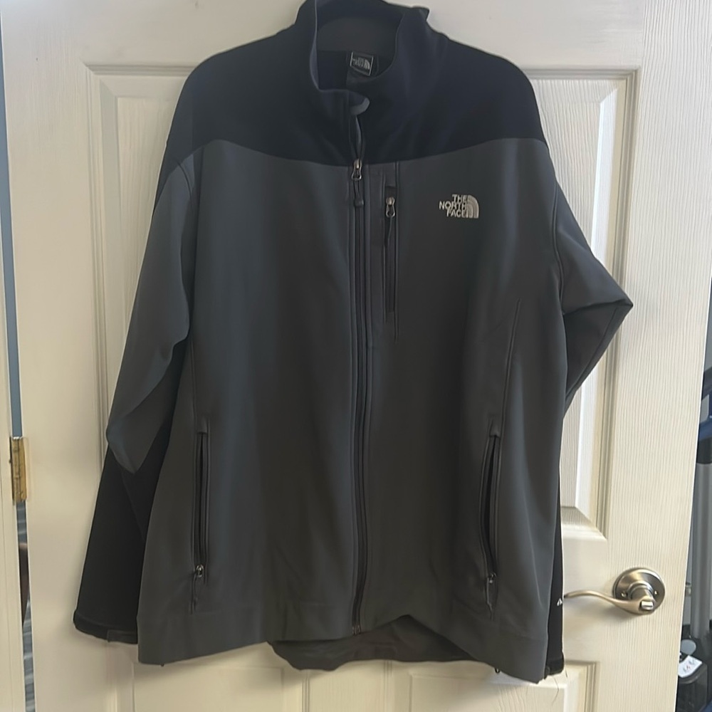 North Face Black and Gray Lightweight Jacket